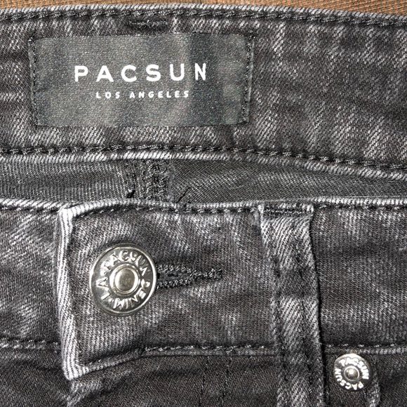 Black 30X32 “SKINNIEST” fit PACSUN denim jeans. - Picture 1 of 3